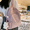 Рюкзак жіночий міський молодіжний Musi Luo Рожевий, фото 3