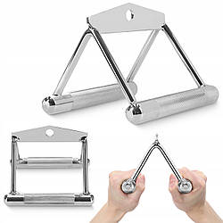 Ручка для тяги подвійна (вузький хват) 4FIZJO 4FJ0302 -UKMarket-