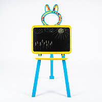 Дитяча дошка для малювання магнітна 013777/1 жовто-блакитна