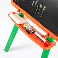 Розвиваюча дошка для малювання магнітна 013777/3 оранжево-зелена