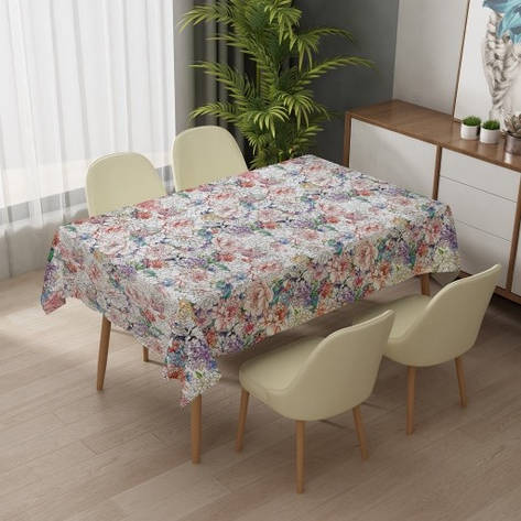 Стильна клейонка на тканинній основі Блум, фото 1