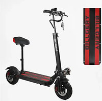 Електросамокат Billgery777800, знімне сидіння, двигун 1200 Вт, акумулятор 48V, надувні 11-дюймові колеса