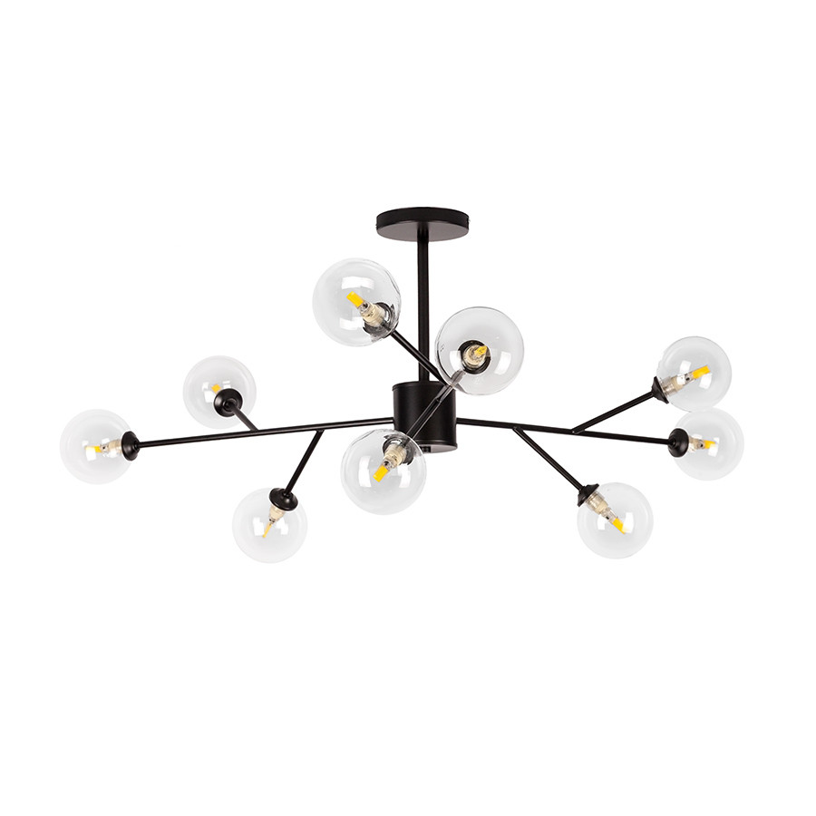 Люстра Levistella 7529806-9 BK+CL, фото 1