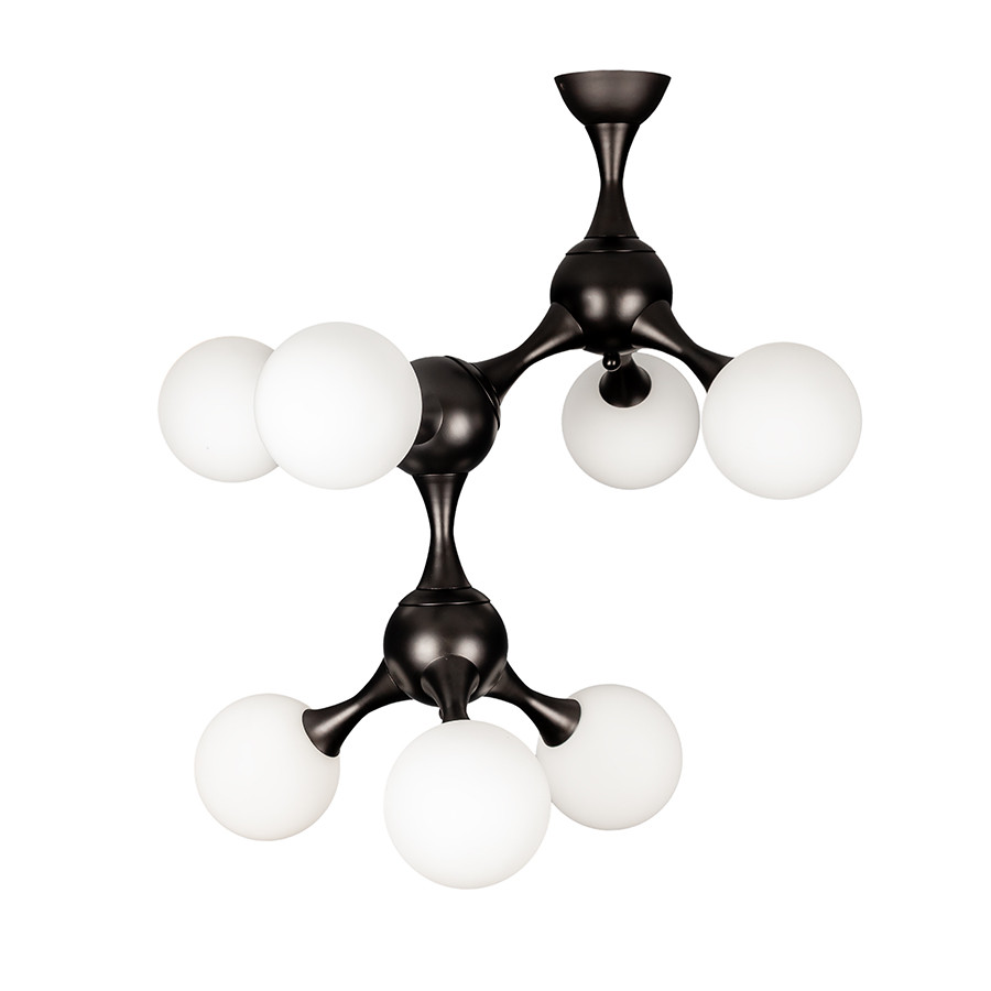Люстра в спальню LVS7529817-7 BK+WH, фото 1