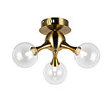 Люстра в спальню LVS7529817-3 BRZ+CL, фото 2