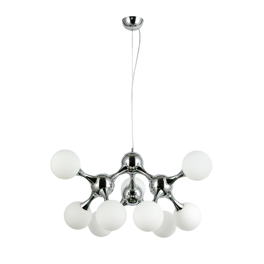 Люстра в спальню LVS7529816-9 CR+WH, фото 1