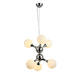 Люстра в спальню LVS7529816-6 CR+WH, фото 2