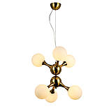 Люстра в спальню LVS7529816-6 BRZ+WH, фото 2