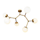 Люстра в спальню LVS7529820-6 BRZ+WH, фото 2