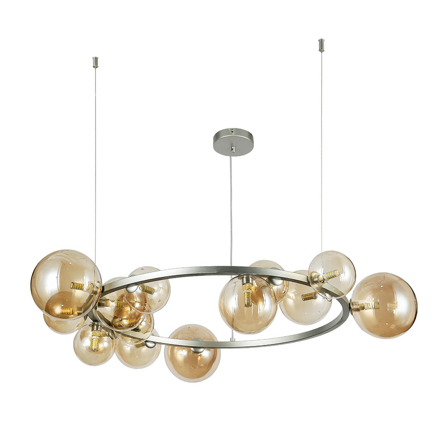 Люстра в спальню LVS918LP267-15 SGCH+BR, фото 1