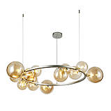 Люстра в спальню LVS918LP267-15 SGCH+BR, фото 2