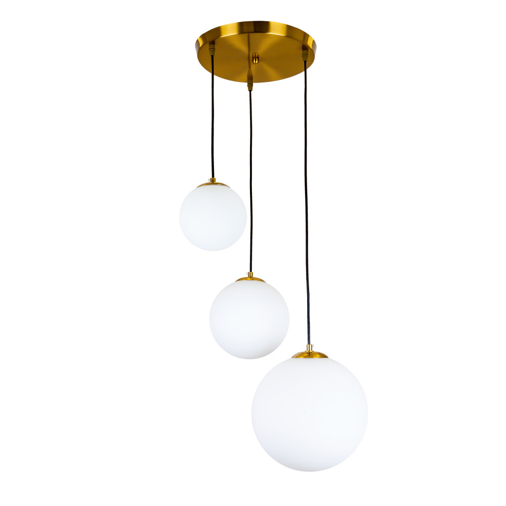 Підвісний світильник LVS 756PR151F-3 BRZ+WH (300), фото 1