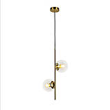 Підвісний світильник LVS 7521015-2 BRZ+CL, фото 2