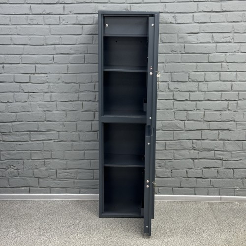 Офісний сейф (160х44х36 см.) CБП-1600/2 антрацитово-сірий, фото 1