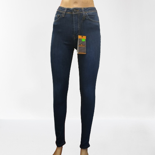 Джинси Red Moon жіночі стрейч вузькі збоку надписи 27 сині, фото 1