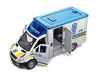 Дитяча інерційна машинка Поліція з підсвічуванням і звуковими ефектами АвтоЕксперт Українське озвучування