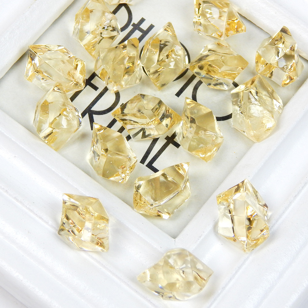 Кристали Штучний лід, акрил, 24х17 мм, бежевий, 10 шт