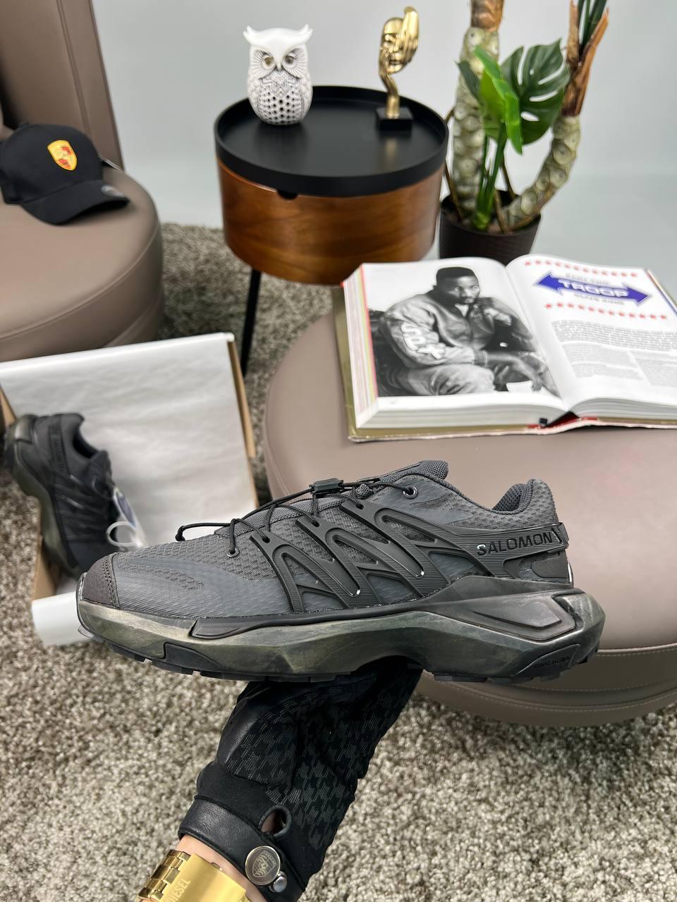 Чоловічі текстильні кросівки Salomon XT pu.re Advanced Dark Grey, Соломон текстиль сірі. Чоловіче взуття, фото 1