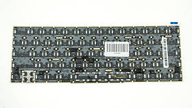 Клавіатура для ноутбука APPLE (MacBook Pro: A1990 (2018), A1989 (2018)) rus, black, без фрейму, підсвічування клавіш SMALL ENTER