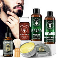 Засоби для догляду за бородою та вусами чоловічий подарунковий набір для росту бороди вусів чоловічі подарункові набори