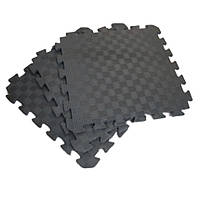 Татамі 50х50х1см Графіт (килимок-пазл ластівчин хвіст) IZOLON EVA SPORT