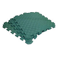 Татамі 50х50х1см Темно-зелений (килимок-пазл ластівчин хвіст) IZOLON EVA SPORT