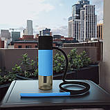 Портативний автомобільний переносний кальян в дорогу для авто, дому, природи Blue, фото 2