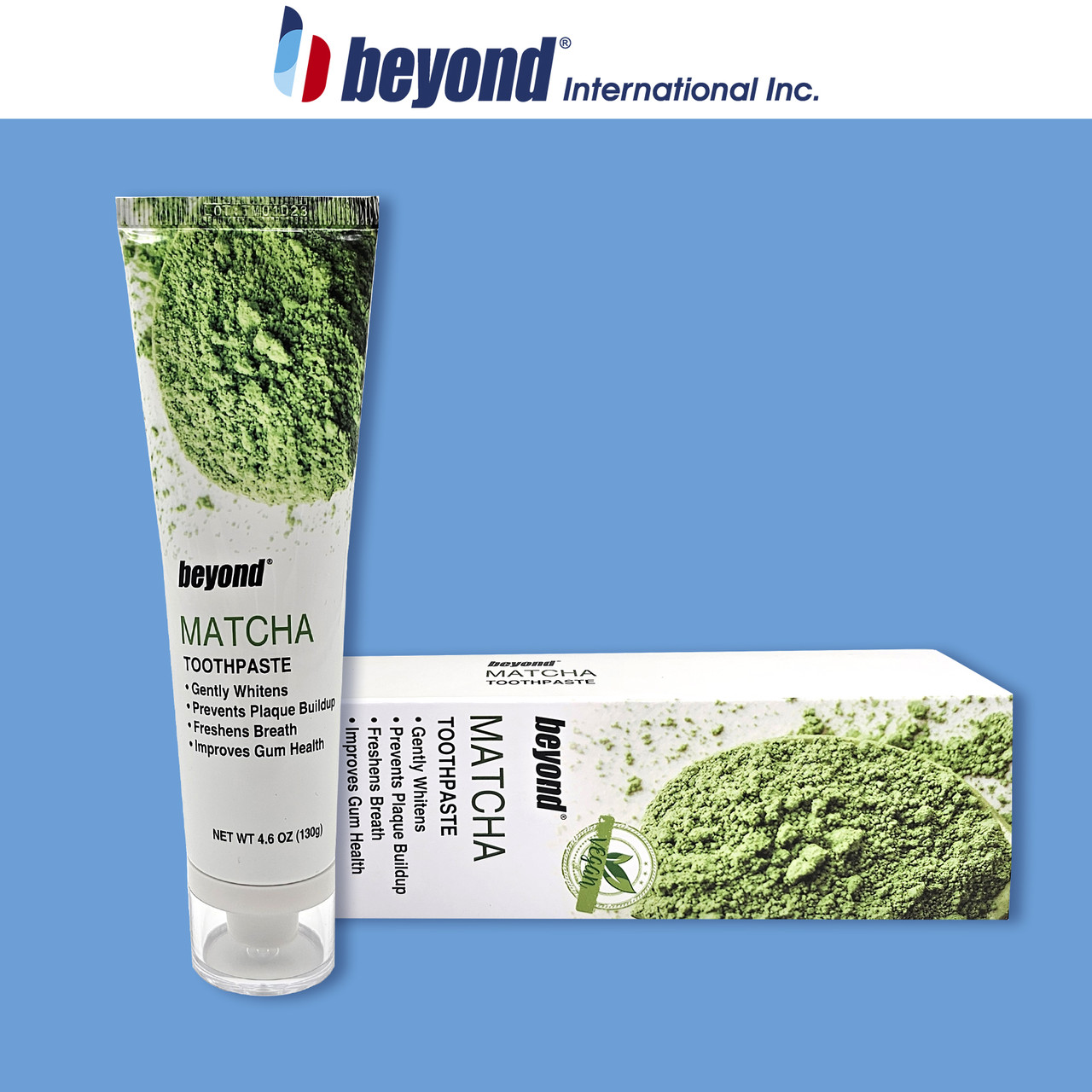 Відбілююча зубна паста BEYOND Matcha 130g, фото 1