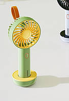 Вентилятор портативний Remax RS-SF05 ручний (з вбудованим акумулятором) зелено-жовтий