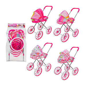 918-5/6/7/13 YZ Коляска для ляльок, 4 різновиди, 62 см, у пакеті