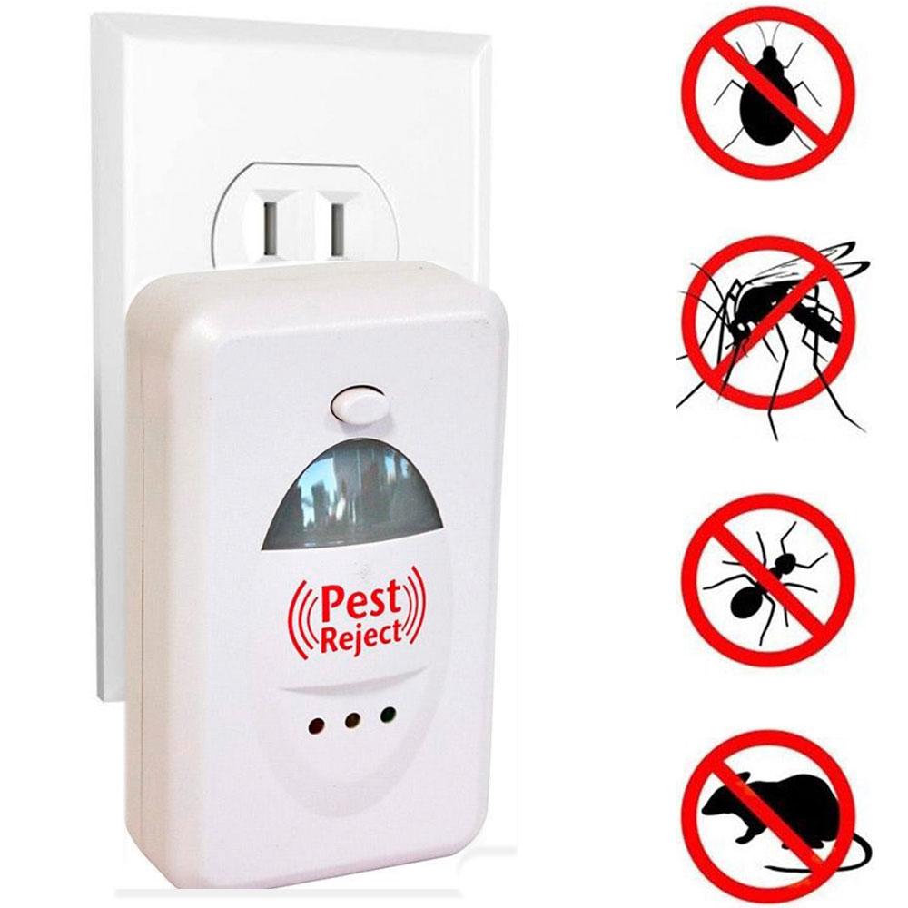 Ультразвуковий відлякувач комах та гризунів до 200 кв/м Pest Reject / Відлякувач шкідників від мережі, фото 1