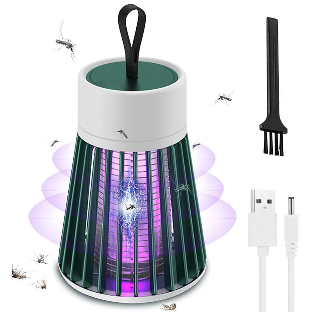 Лампа знищувач комарів від USB, Mosquito killing / Антимоскітна лампа від комах / Пастка для комарів, фото 1