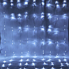 Гірлянда Водоспад від мережі 3*2 м 360LED, 12PCS Xmas W-3, Холодний білий / Світлодіодна гірлянда для дому, фото 7