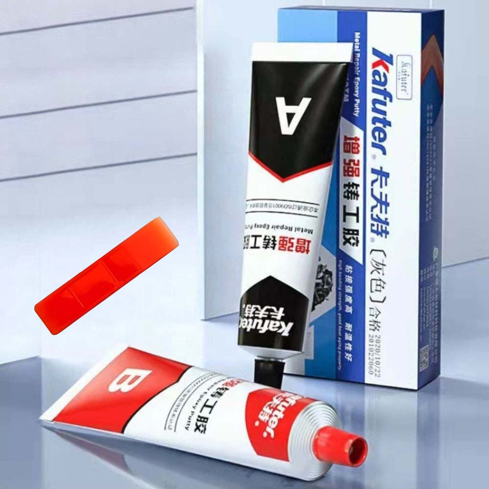 Двокомпонентний клей для металу 100г, Metal Glue Strong / Епоксидний клей для металевих поверхонь, фото 1