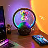 Настільний RGB нічник з Bluetooth колонкою "Астронавт", від USB, Y-598 / Акумуляторний світильник / LED нічник, фото 2