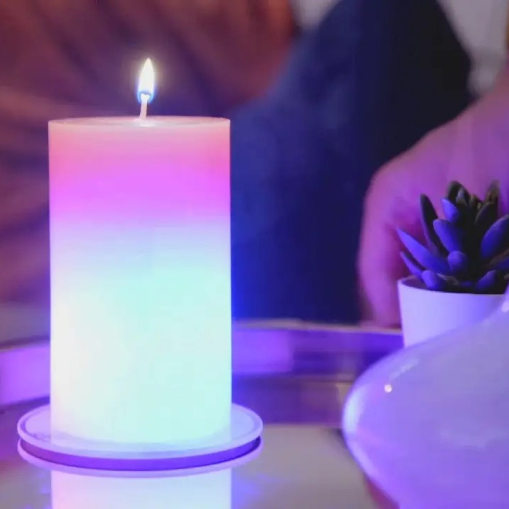 Магічна воскова свічка, що змінює колір Candled Magic EL-2327 / Семикольорова свічка, фото 1