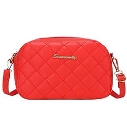 Жіноча сумка через плече, 20x12x6 см, Червона / Сумочка жіноча / Маленька сумка / Міні сумка