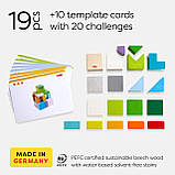 Креативні будівельні блоки, будівельний конструктор 3D Куб, 3+. Haba Kreativbausteine Würfelmix, фото 7