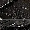 Самоклейка плівка 5м х 60см під чорний мармур / Самоклейка на кухню / Самоклейка кухонна плівка, фото 5