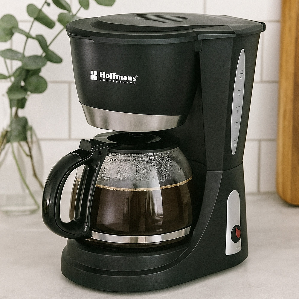 Крапельна кавоварка 1200 Вт, Hoffmans HM-3009 / Настільна кавоварка / Електрокавоварка, фото 1