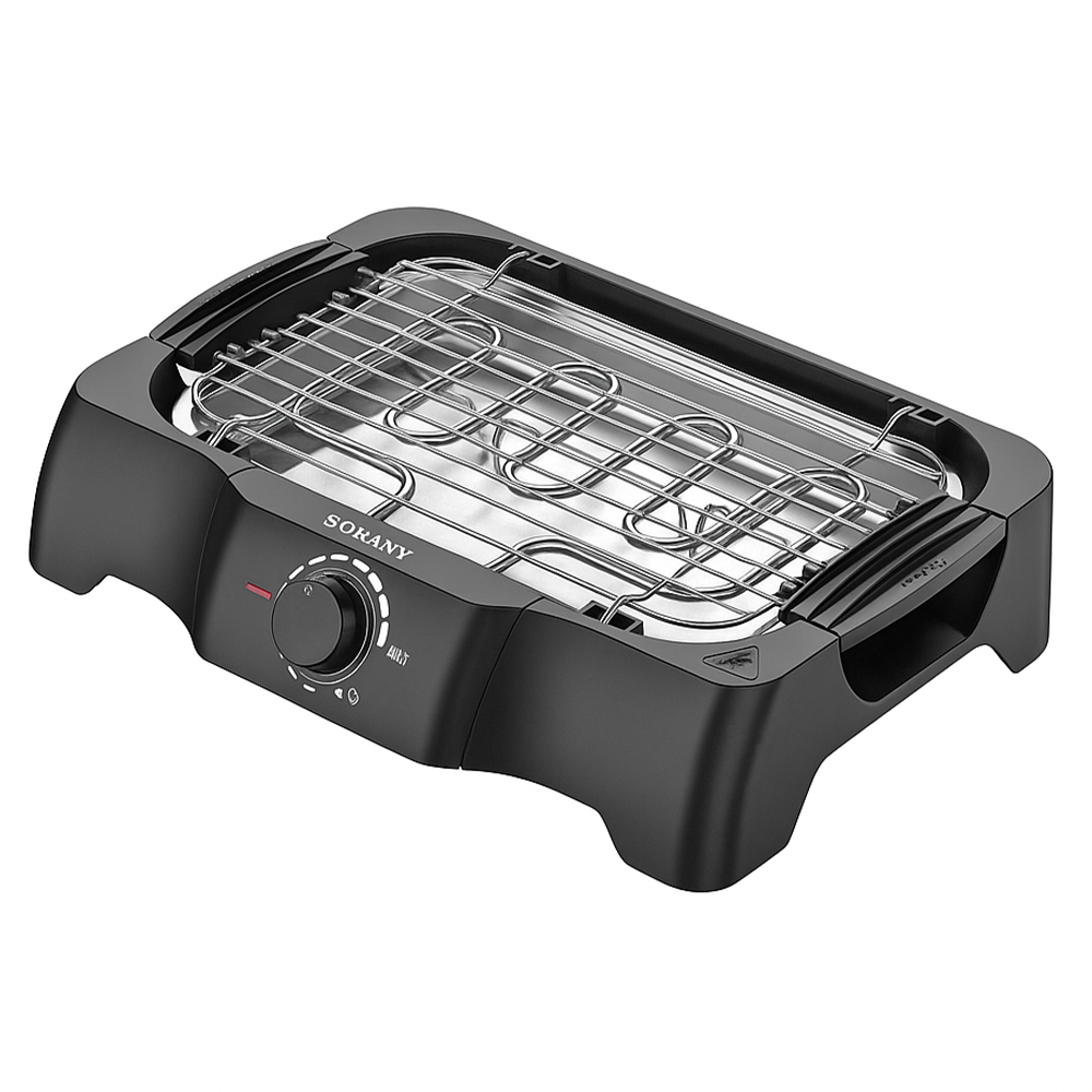 Електричний гриль барбекю 1500 Вт, SK-3572 / Бездимний гриль / Настільний електрогриль відкритий, фото 1