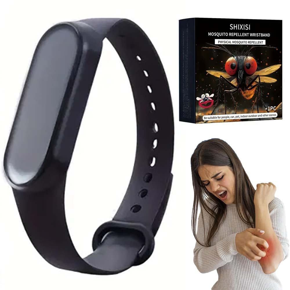Електронний браслет від комарів на батарейках / Відлякувач комарів ультразвуковий на зап'ястя, фото 1
