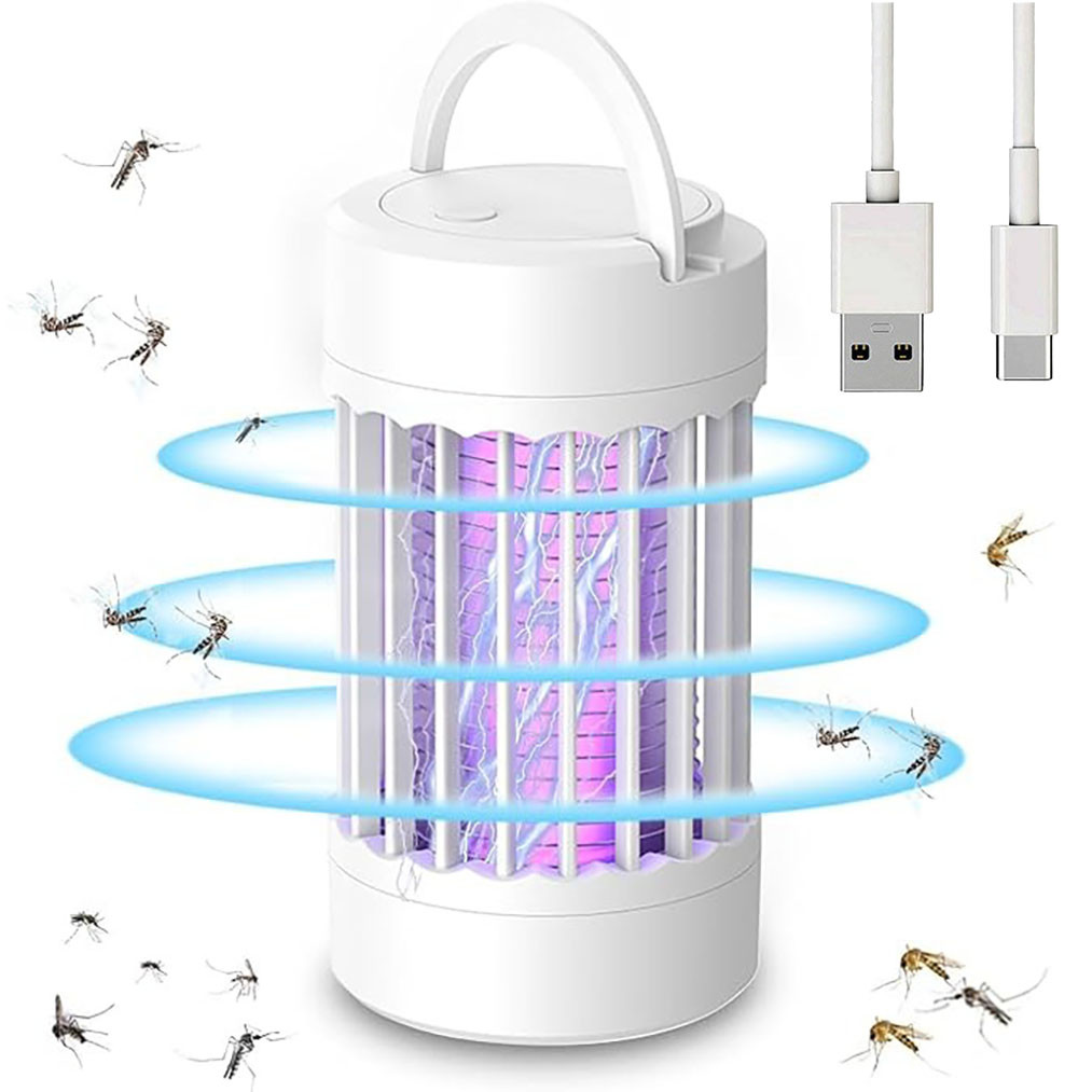 Лампа відлякувач від комарів і комах з USB / Електричний знищувач комах / Пастка для комарів, фото 1