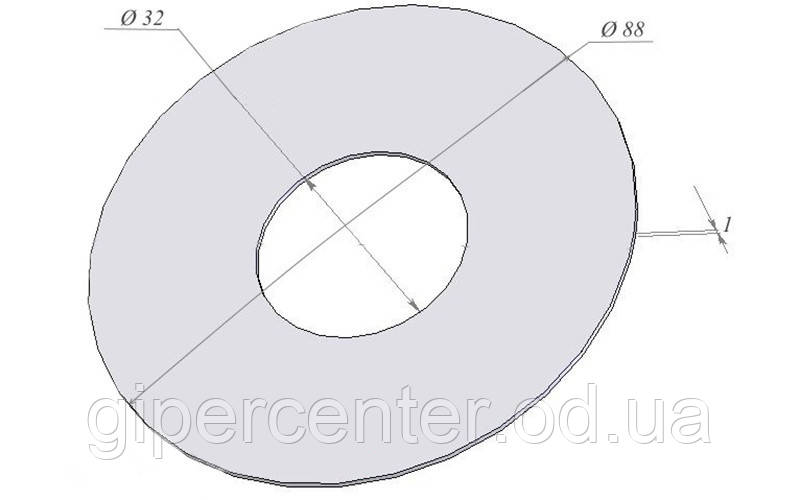 Подкладка под крепежную плиту ZEMIC HD-9-401-10/40t (круглая) для тензодатчика НМ9А - фото 1 - id-p473358080