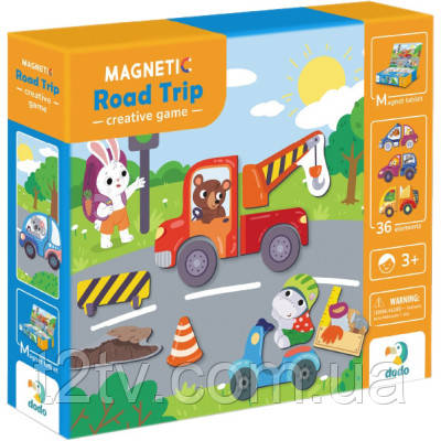 Навчальний набір DoDo Магнітна гра Дорожні пригоди (200244), фото 1