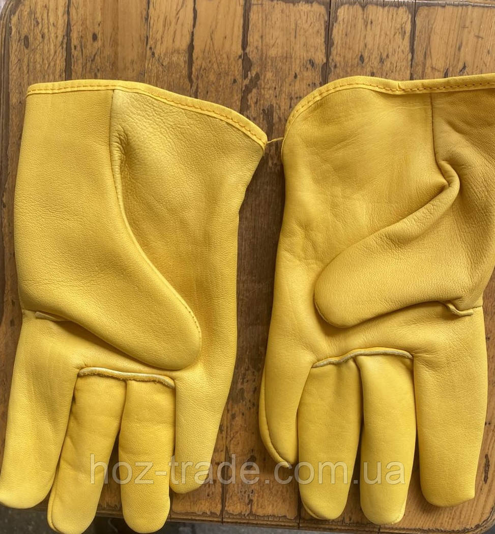 Рукавички робочі шкіряні для господарських робіт