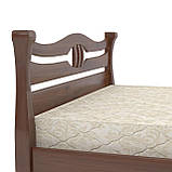 Двоспальне ліжко Mebigrand Даллас Горіх лісовий 140х200 см (DMBG-1744), фото 6
