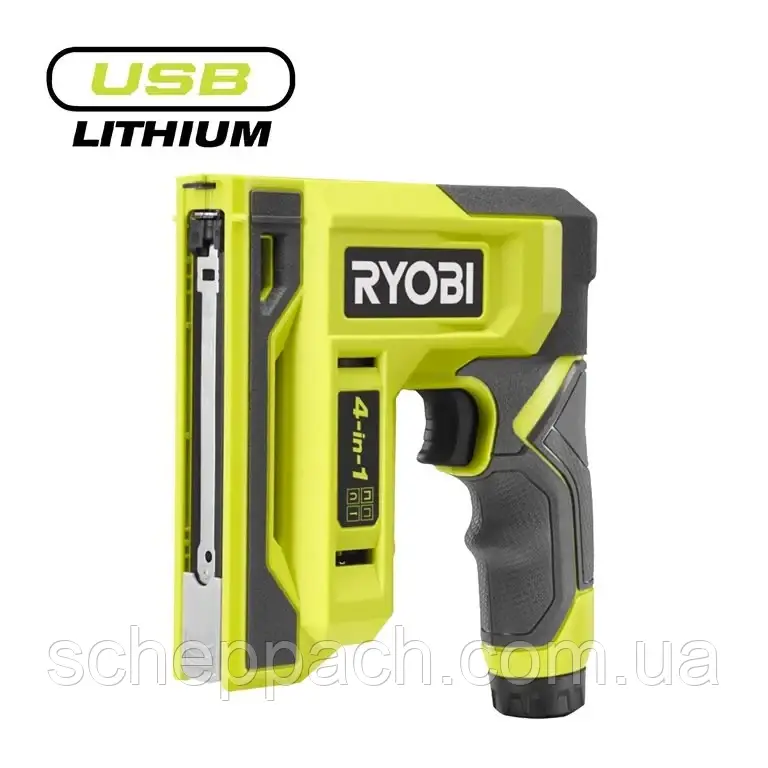 Степлер акумуляторний Ryobi RST4-0 USB 4В, фото 1