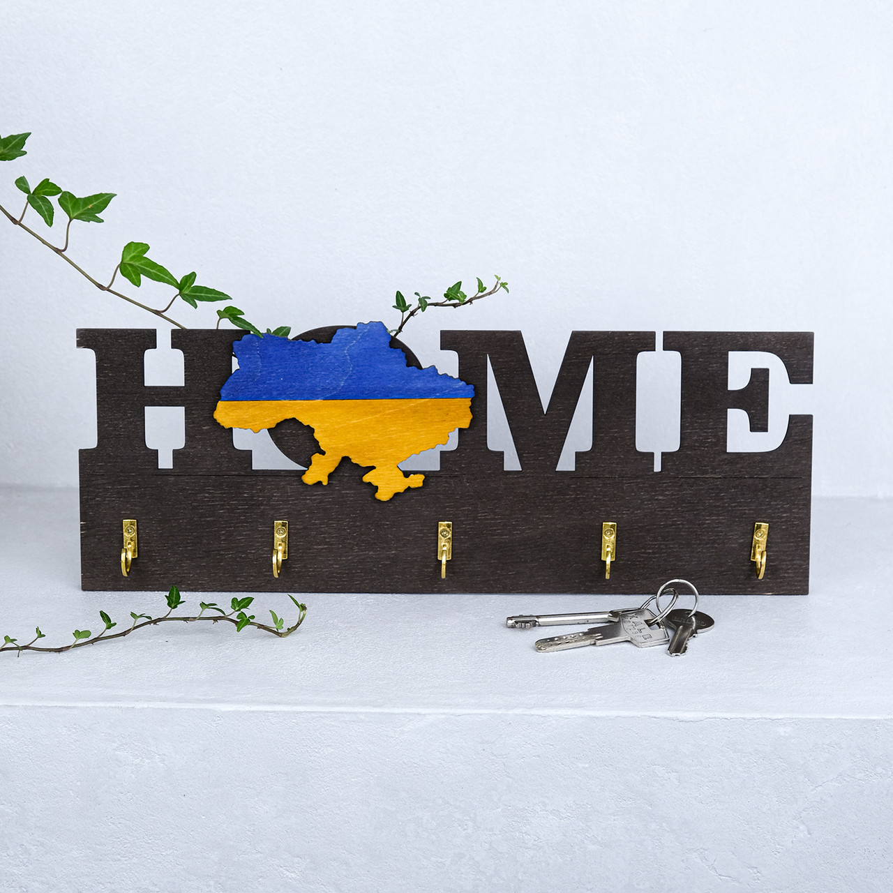 Ключниця дерев'яна Україна 35*13 см Гранд Презент 38