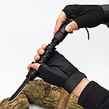 Складна багатофункціональна туристична сокира 9-в-1 з чохлом, ножем, пилкою, компасом та огнивом, фото 6